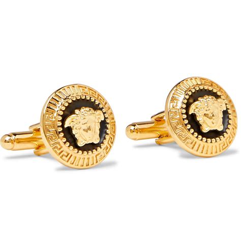 versace medusa cufflinks|versace cufflinks for men.